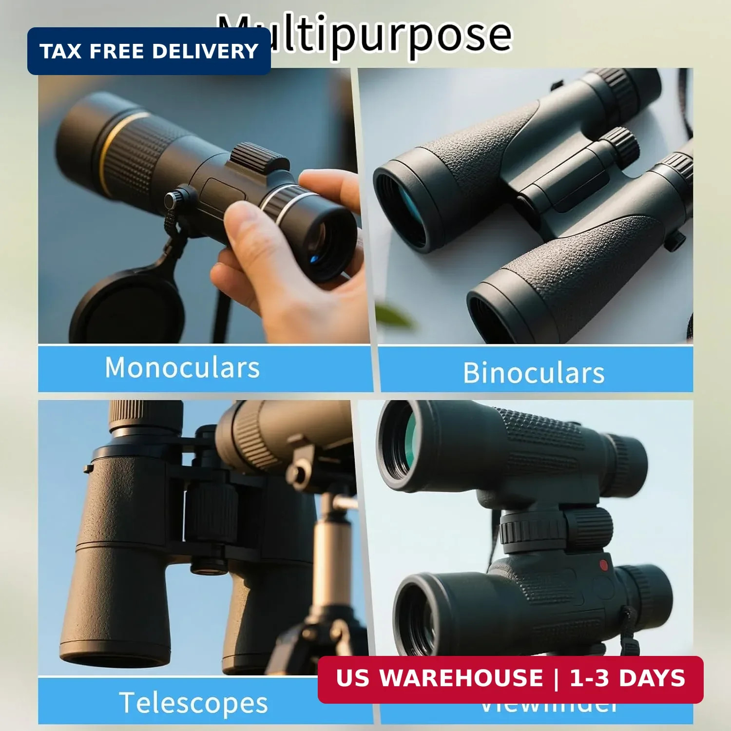 Universal Binocular Phone Adapter, 360°Rotatable Telescope Microscope Phone Moun