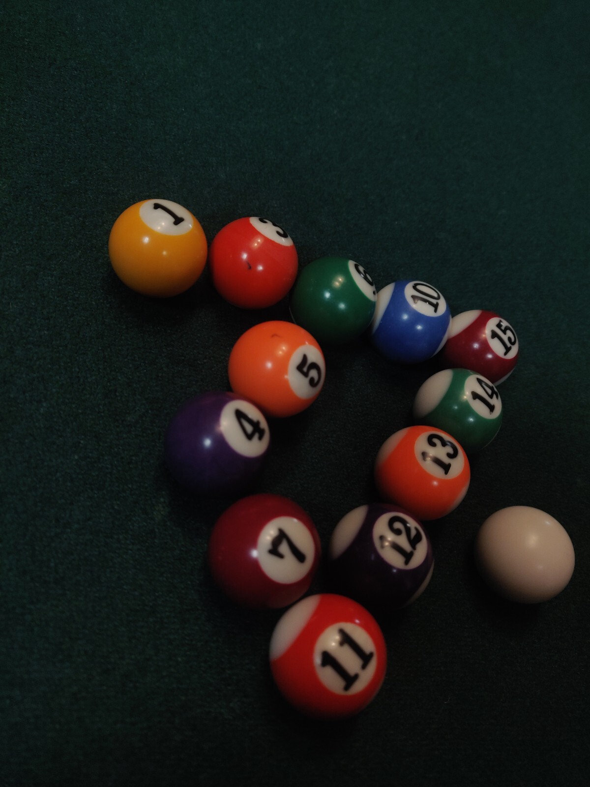 Mini Billiards Ball 1" 0.5oz #11 Single Ball