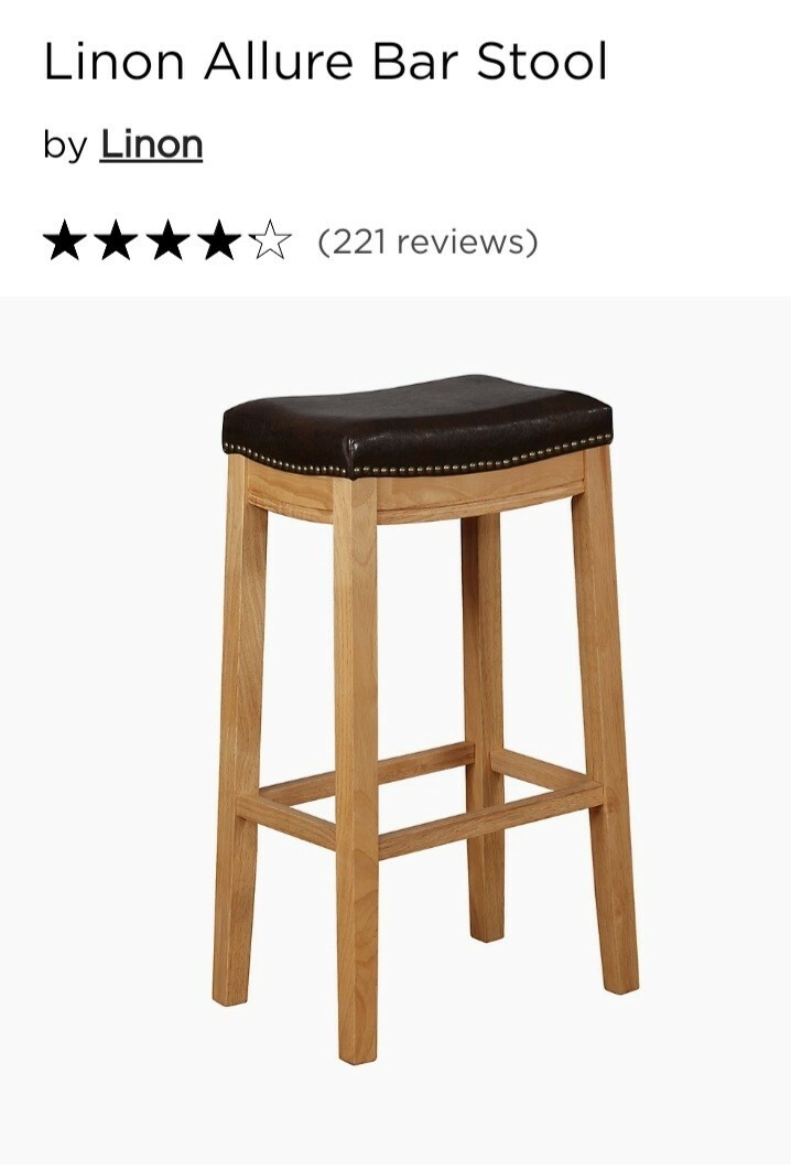 Linon bar stool