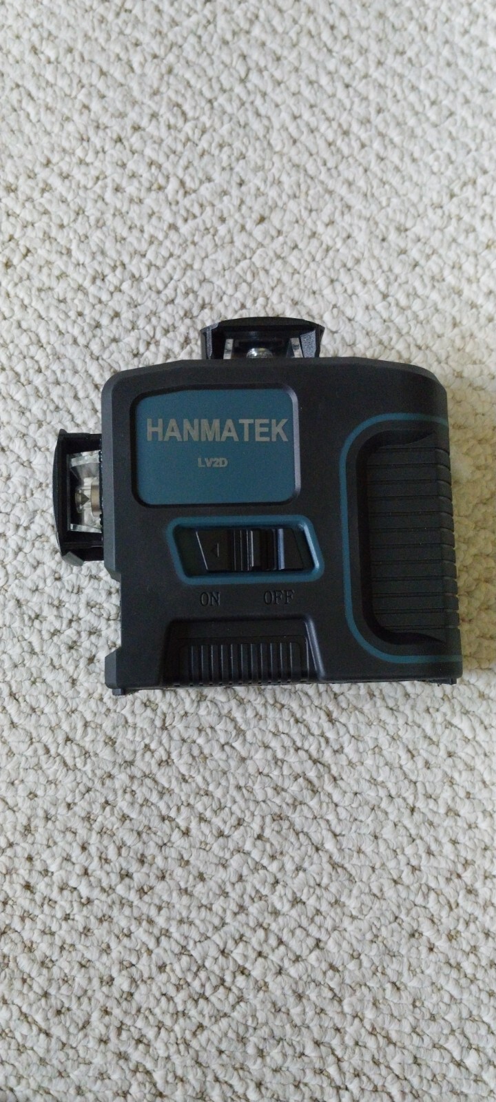 HANMATEK LV2D Self-Leveling 360-Degree Cross Line Laser Level. Untested