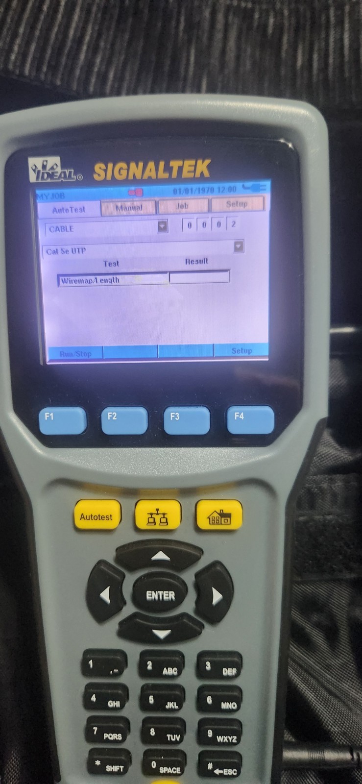 IDEAL SignalTek Gigabit Ethernet Cable Qualification Tester Signal Tek