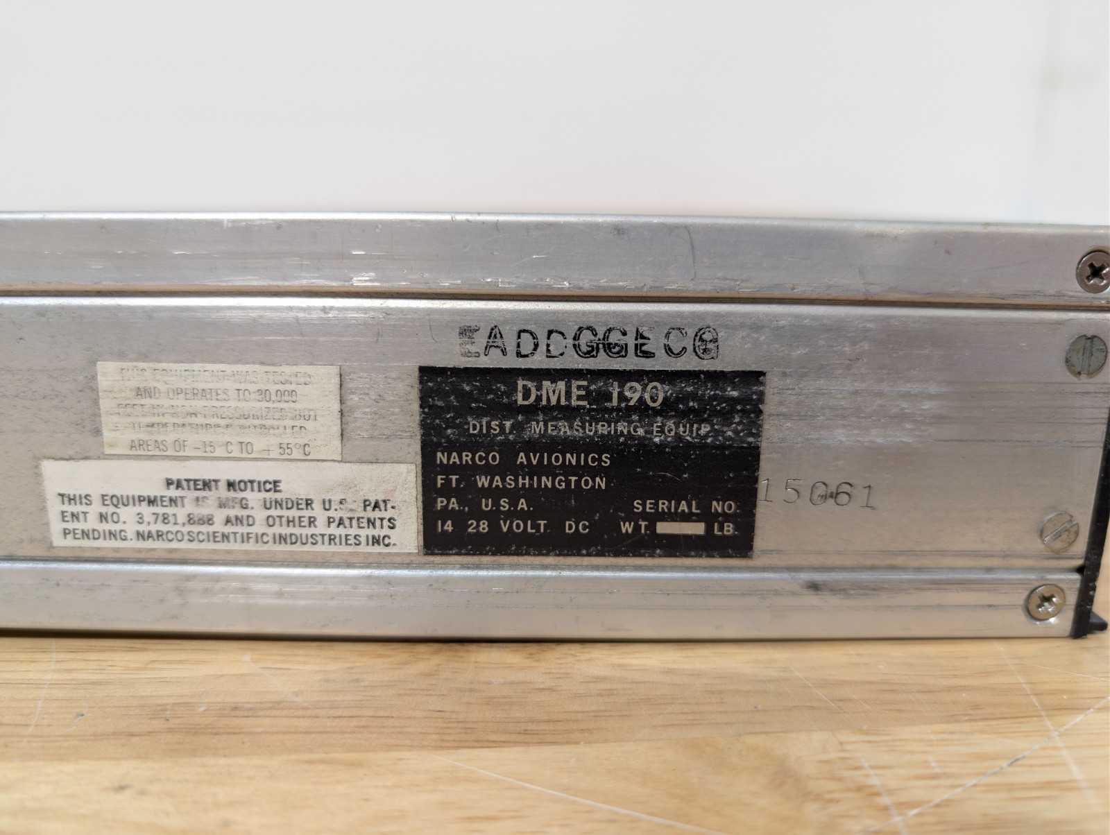 NARCO, DME 190