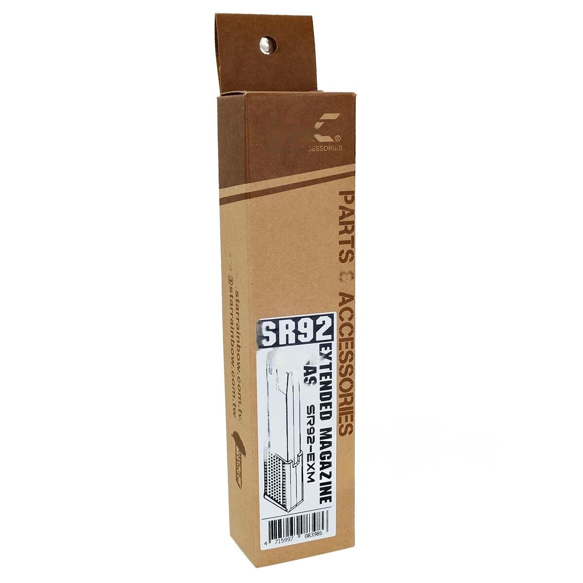 SRC Extended Airsoft Gas Magazine for Airsoft Pistol - 33 RDS