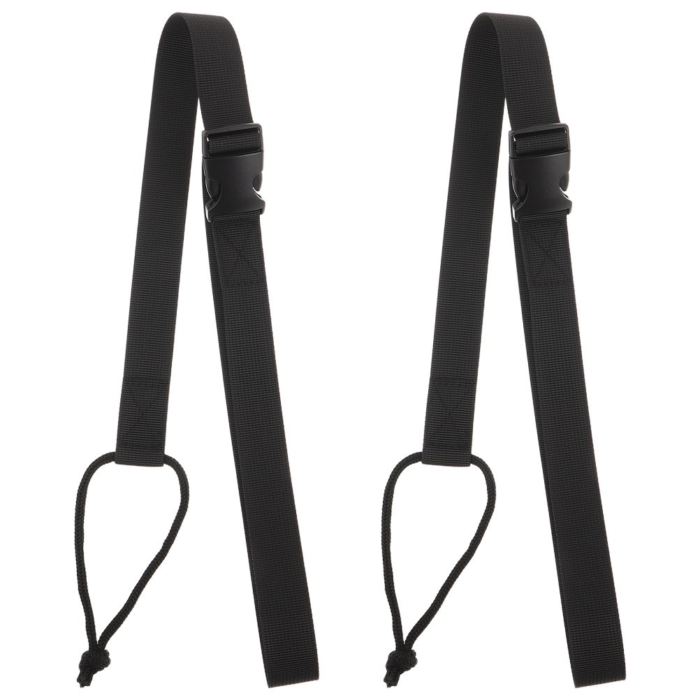 2 Pcs Snowboard Leash Binding Straps Accessories Replacement Parts for