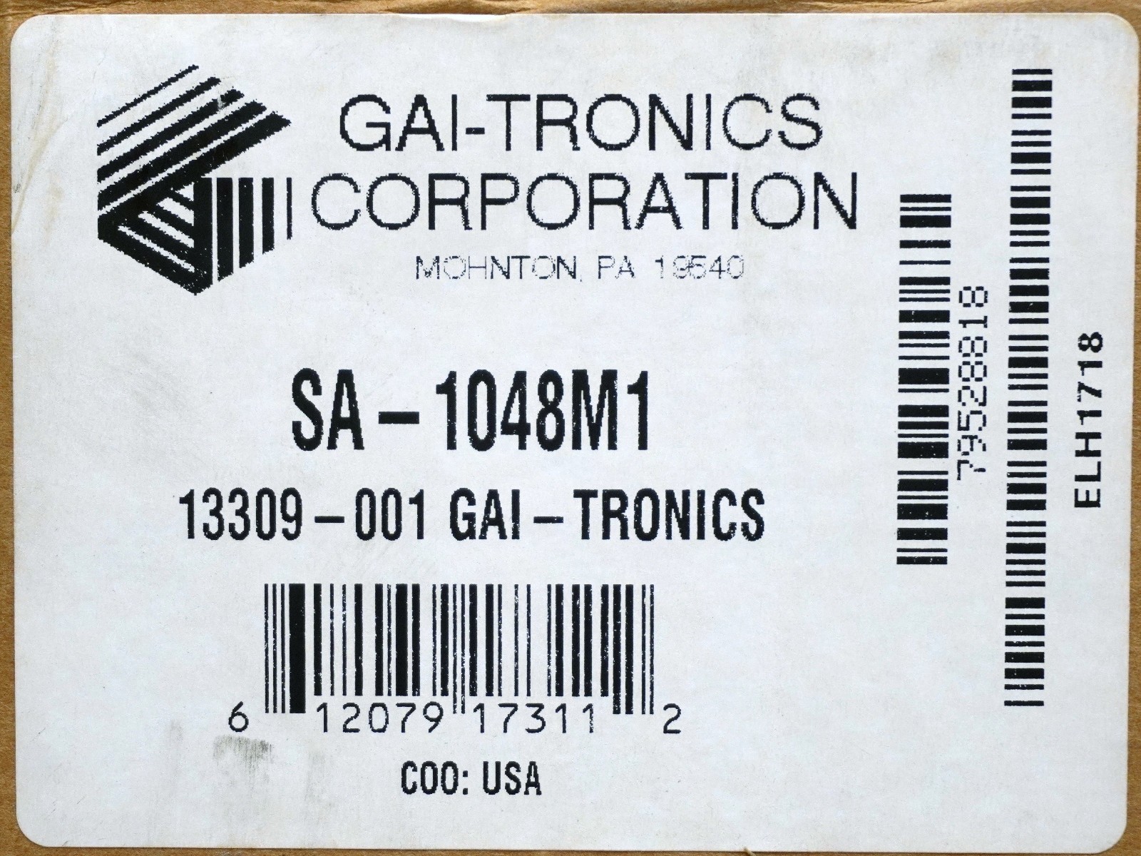 GAI-TRONICS Constant Directivity Wide Angle Horn 13309-001 SA-1048M1 - NEW