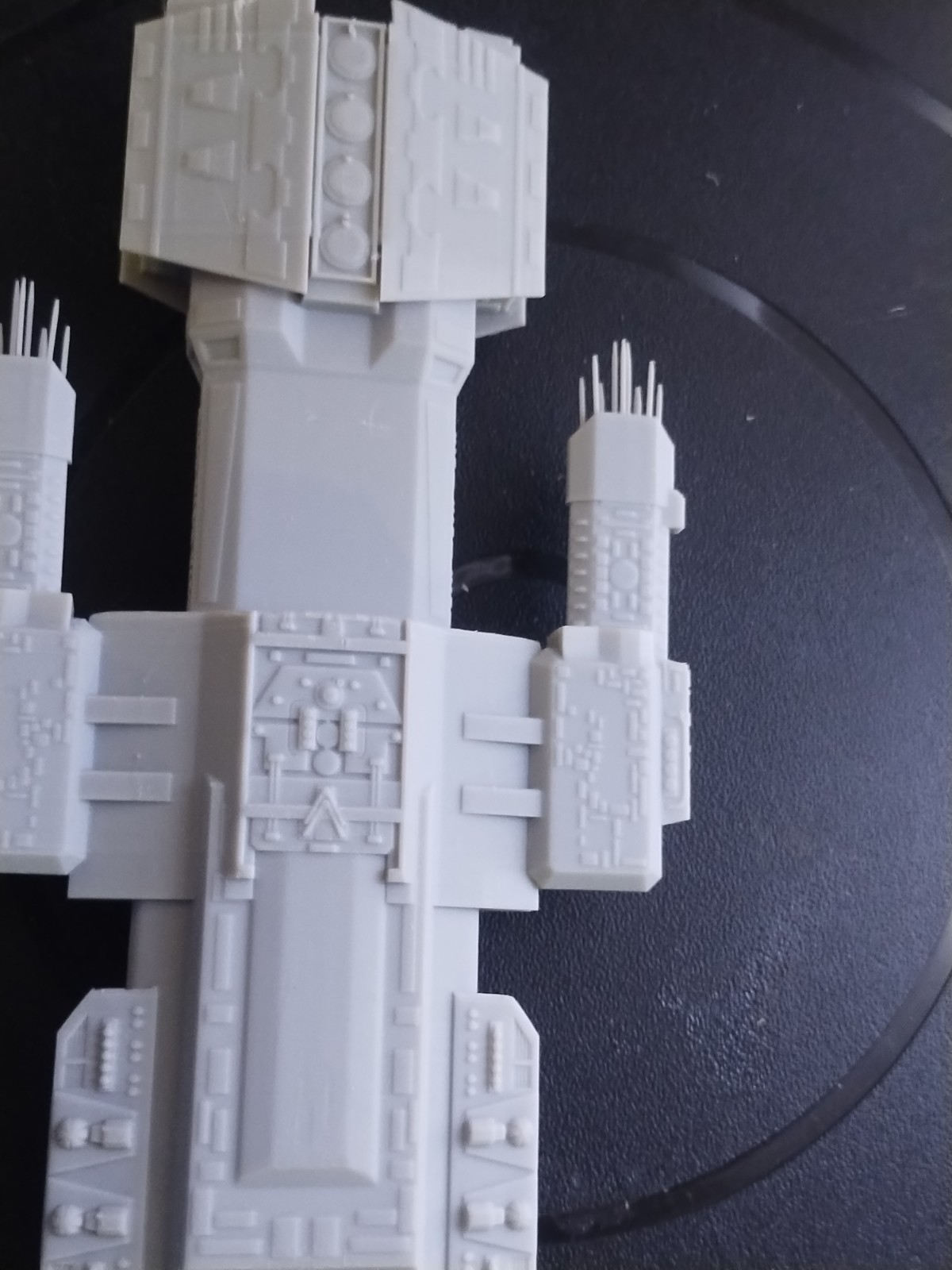 Stargate Ancient Cruiser 3d Resin Print 8.5"x4"