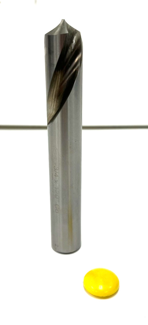 KEO 3/4"X120 CO SPOTTING DRILL CUT DIA 3/4" SHANK DIA 3/4" 2 FLUTE OAL 5"