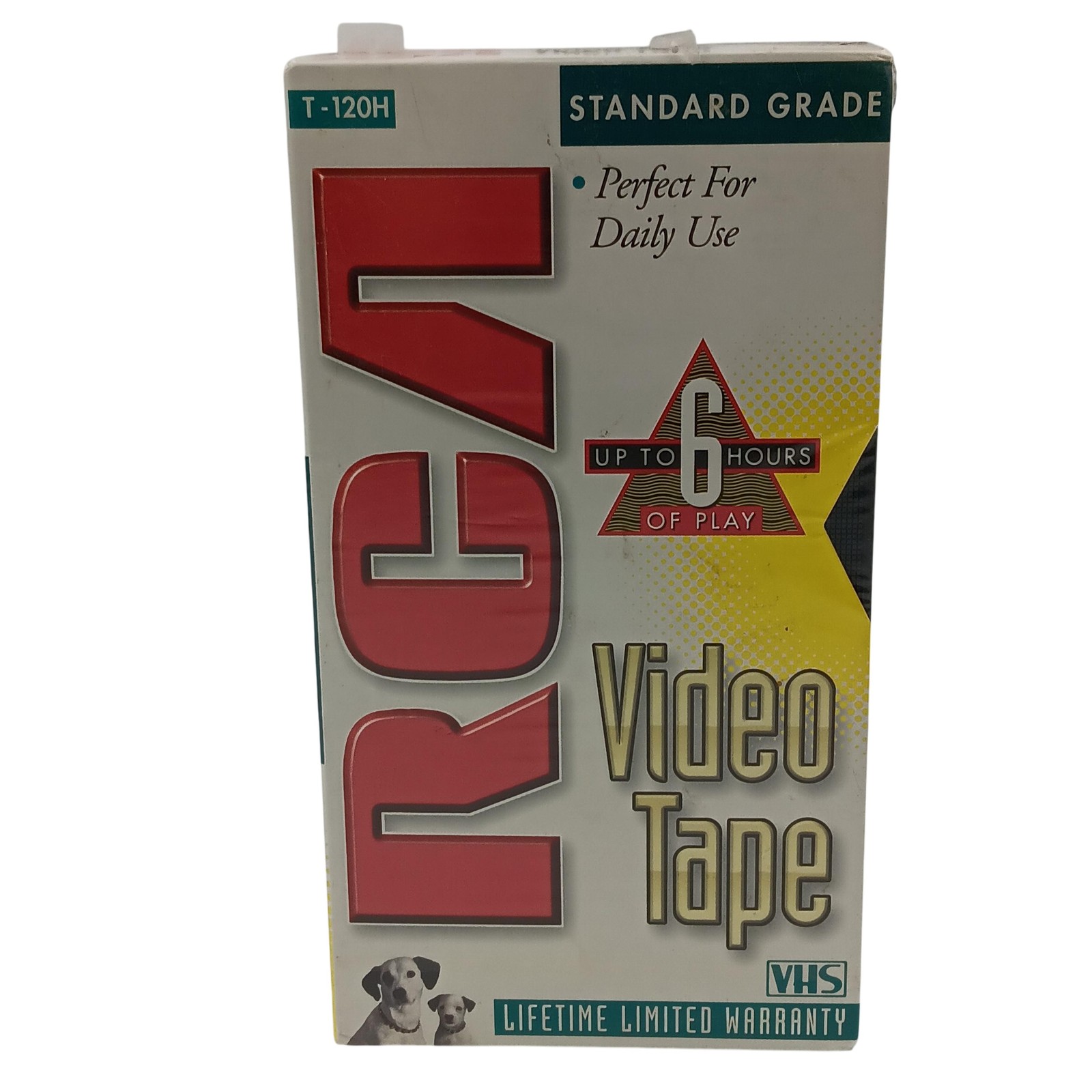 RCA Video Tape Blank VHS T-120H 6 Hour Standard Grade Sealed New Recording VCR