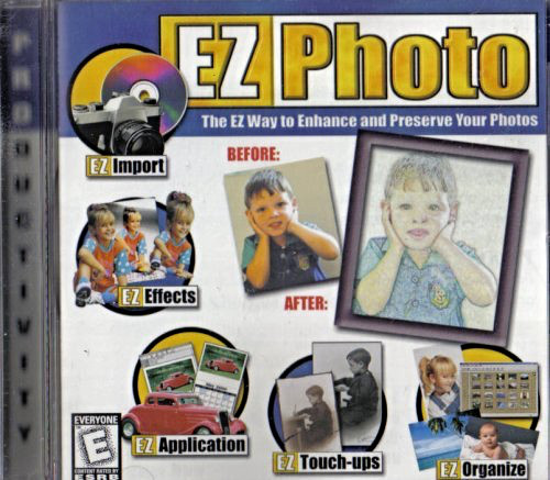 EZ Photo [Win CD-ROM, 755142100278] The EZ way to Enhance & Preserve Your Photos