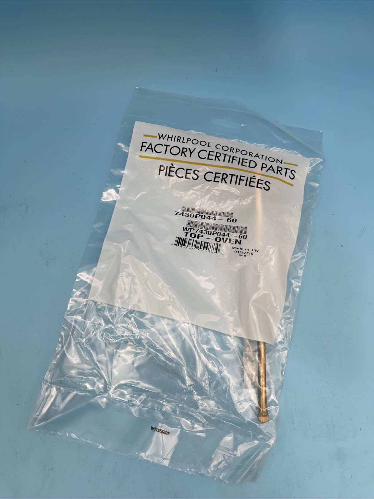 Genuine Whirlpool WP7430P044-60 7430P044-60 Range Oven Temperature Sensor New