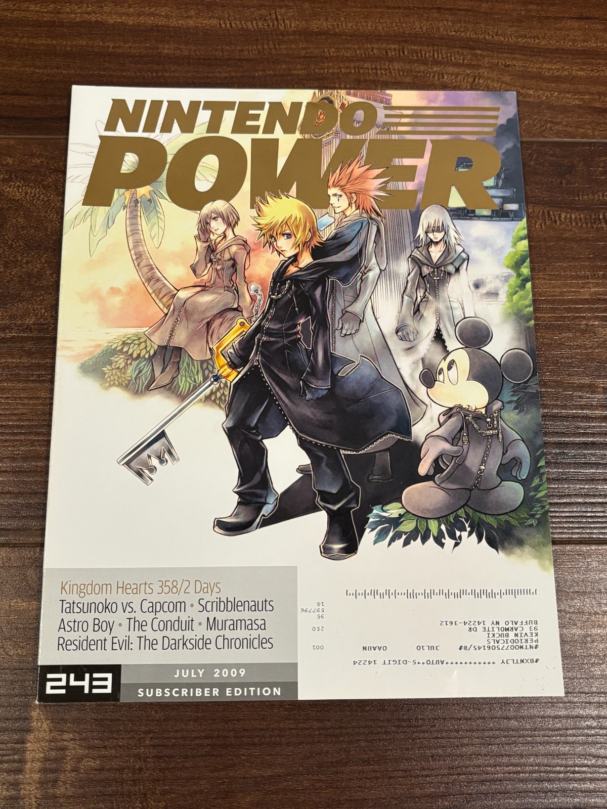 Nintendo Power Magazine Volume 243 July 2009 Kingdom Hearts