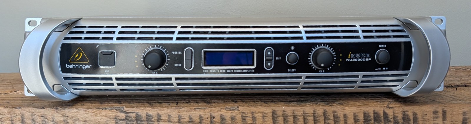Behringer iNuke NU3000DSP Power Amplifier 2-CH 3000W Class D DSP Rack