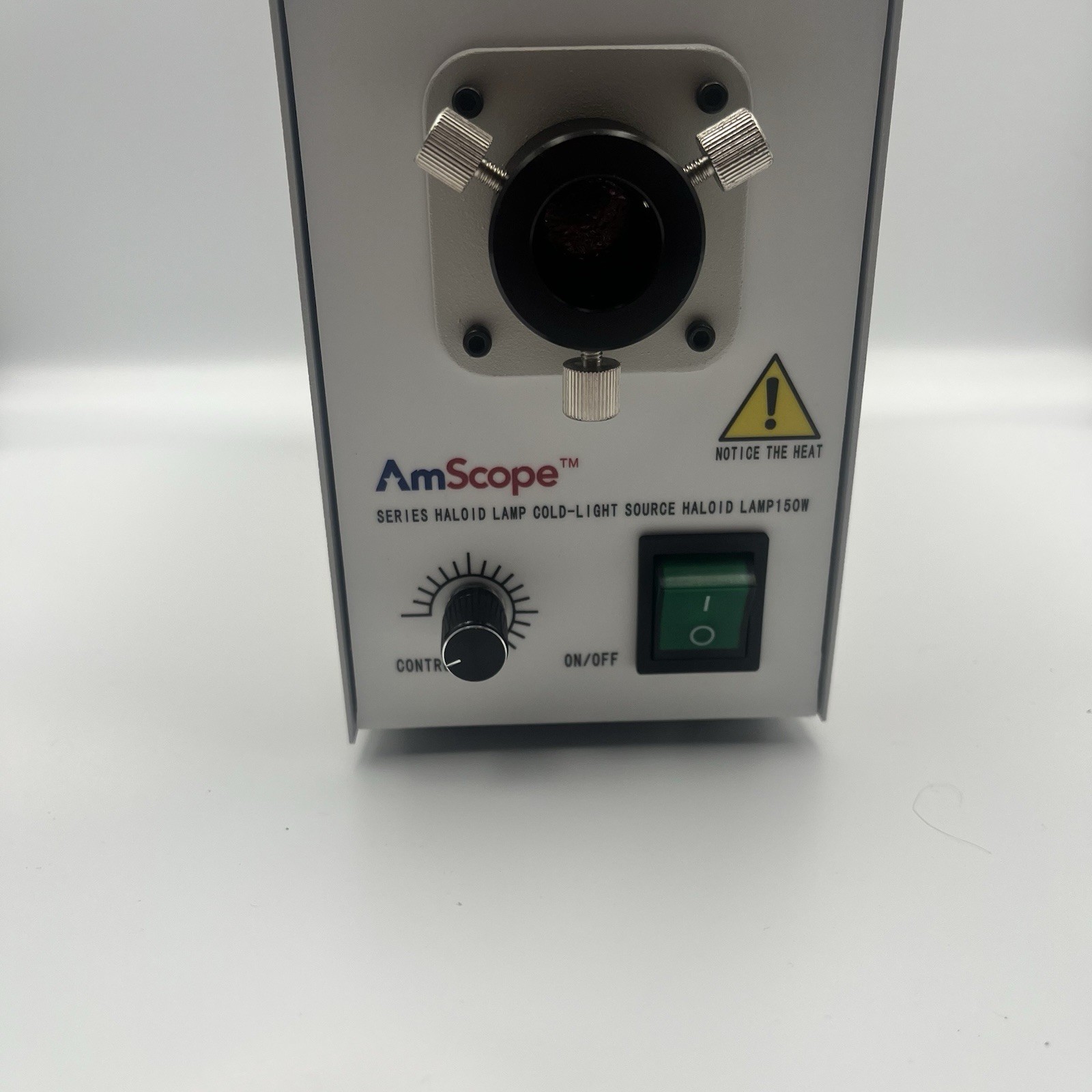 AmScope HL250-A Haloid Lamp Cold-Light Source, 400 VA, Light Box