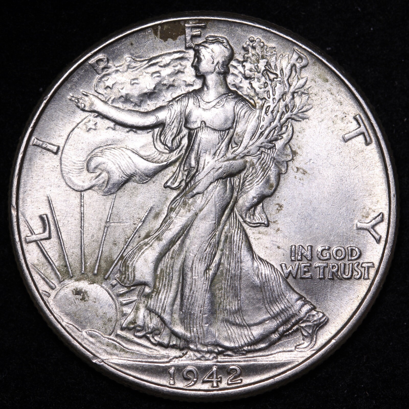 1942 Walking Liberty Half Dollar CHOICE UNCIRCULATED MS FREE SHIPPING E626 RCB