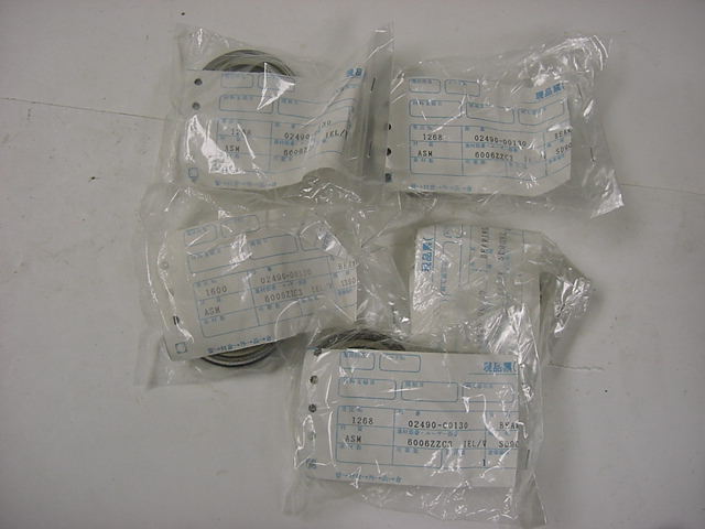 TEL Tokyo Electron MARK 5 TRACK BEARING, 02490-00130, 6006ZZC3, LOT OF 5, NOS