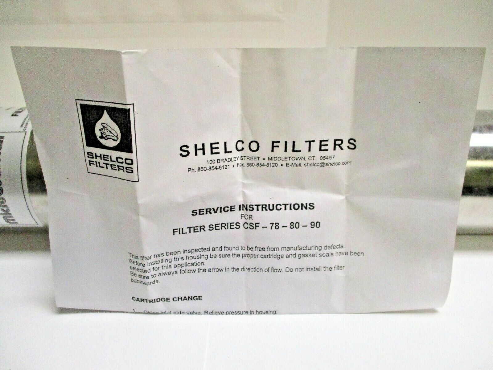 SHELCO FILTERS, CSF-808-222-EP, FILTER VESSEL, 300PSI