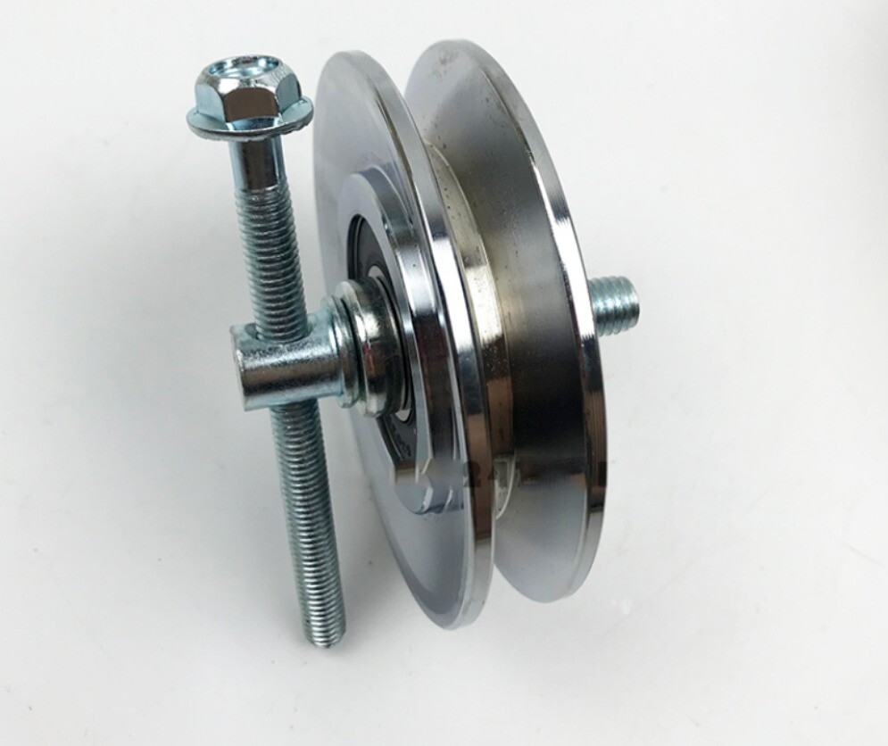 For Komatsu Hyundai Sany Excavator Air Conditioning Belt Tensioner Pulley A Slot