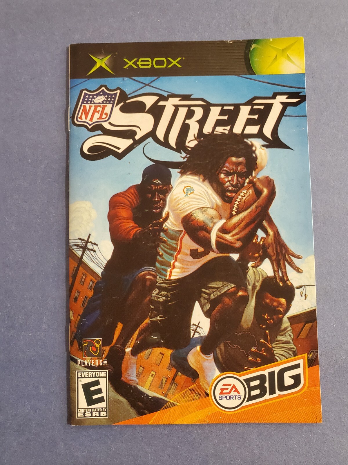 nfl street xbox manual only
