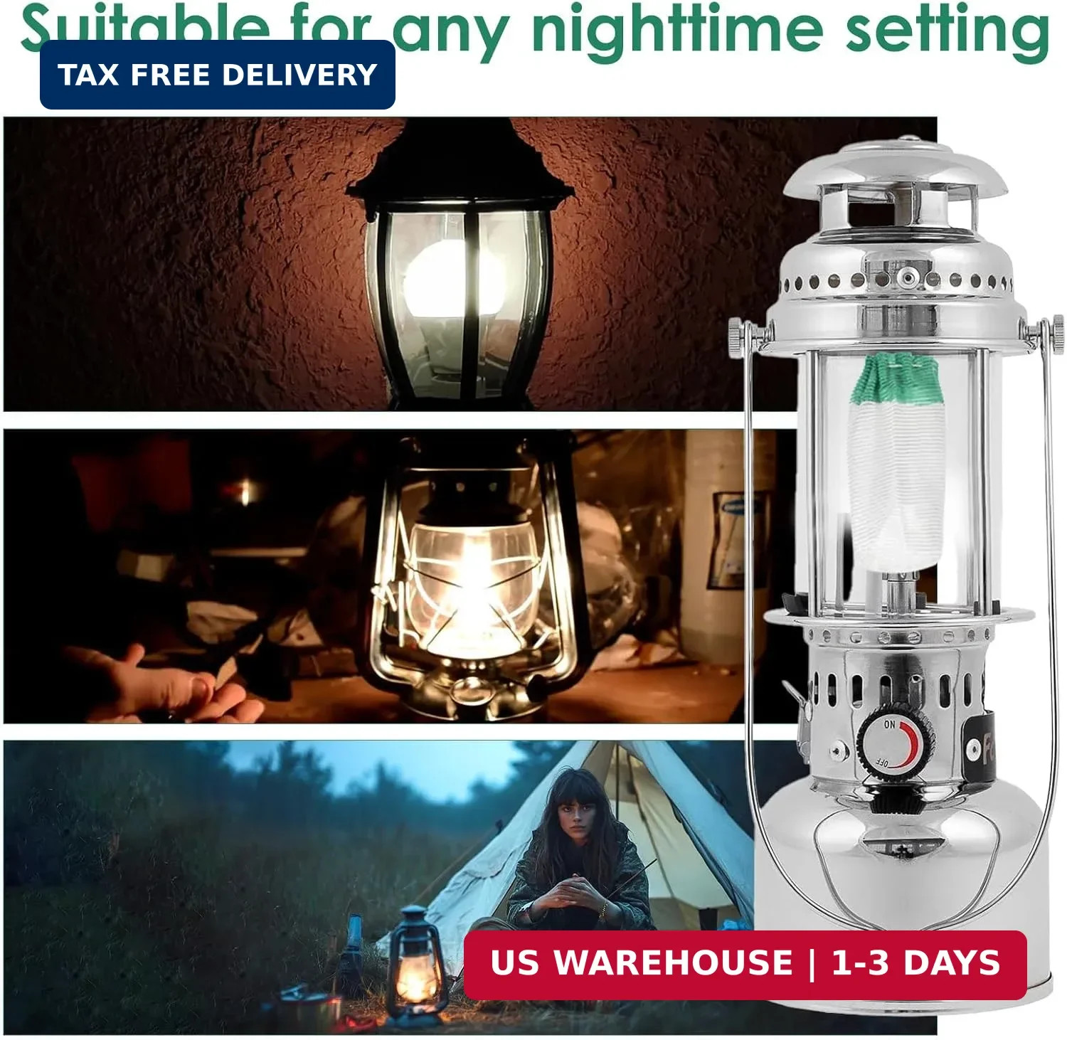 16-Pack Camping Lantern Mantles, Upgrade Accessories for Coleman String Tie