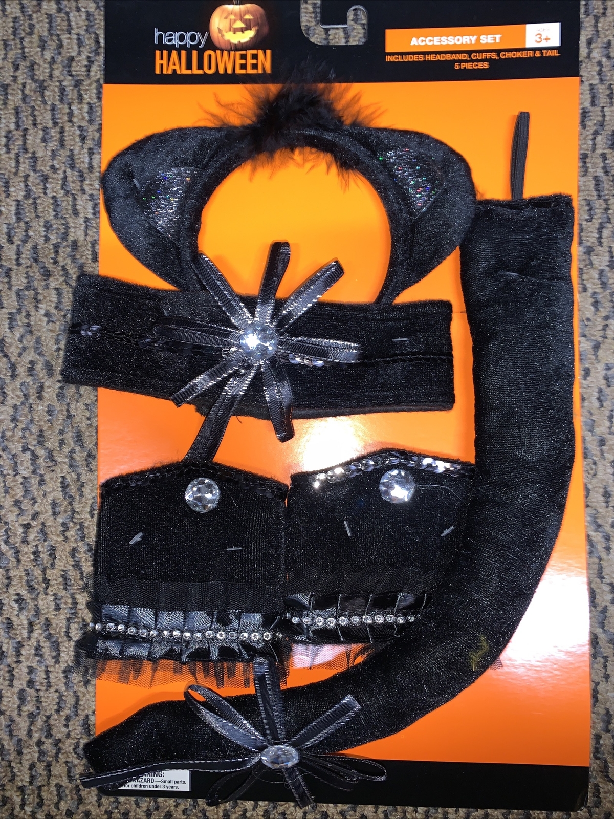 Happy Halloween Mouse Costume Accessory Set New