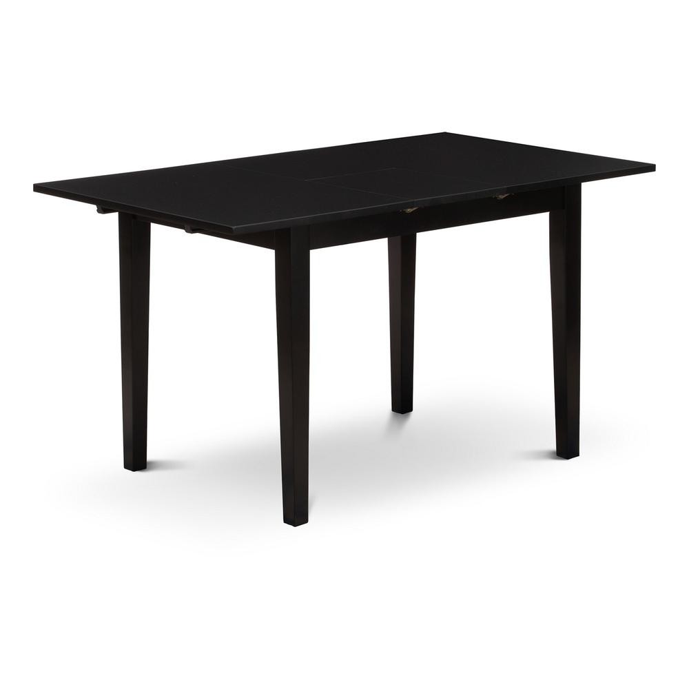 Dining Table- Dining Chairs, NOFK3-BLK-W