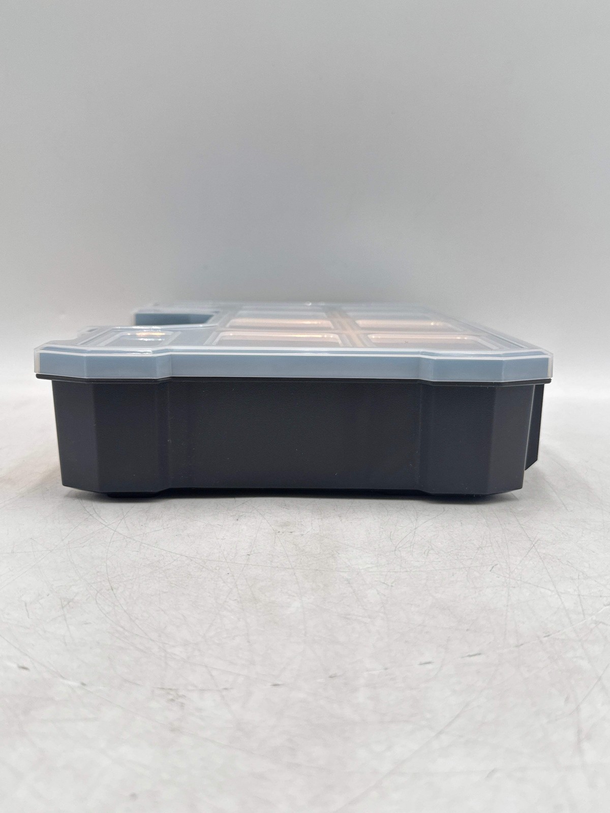 Small Parts Organizer & Tool Box with 10 Compartments, Stackable Storage (72117)