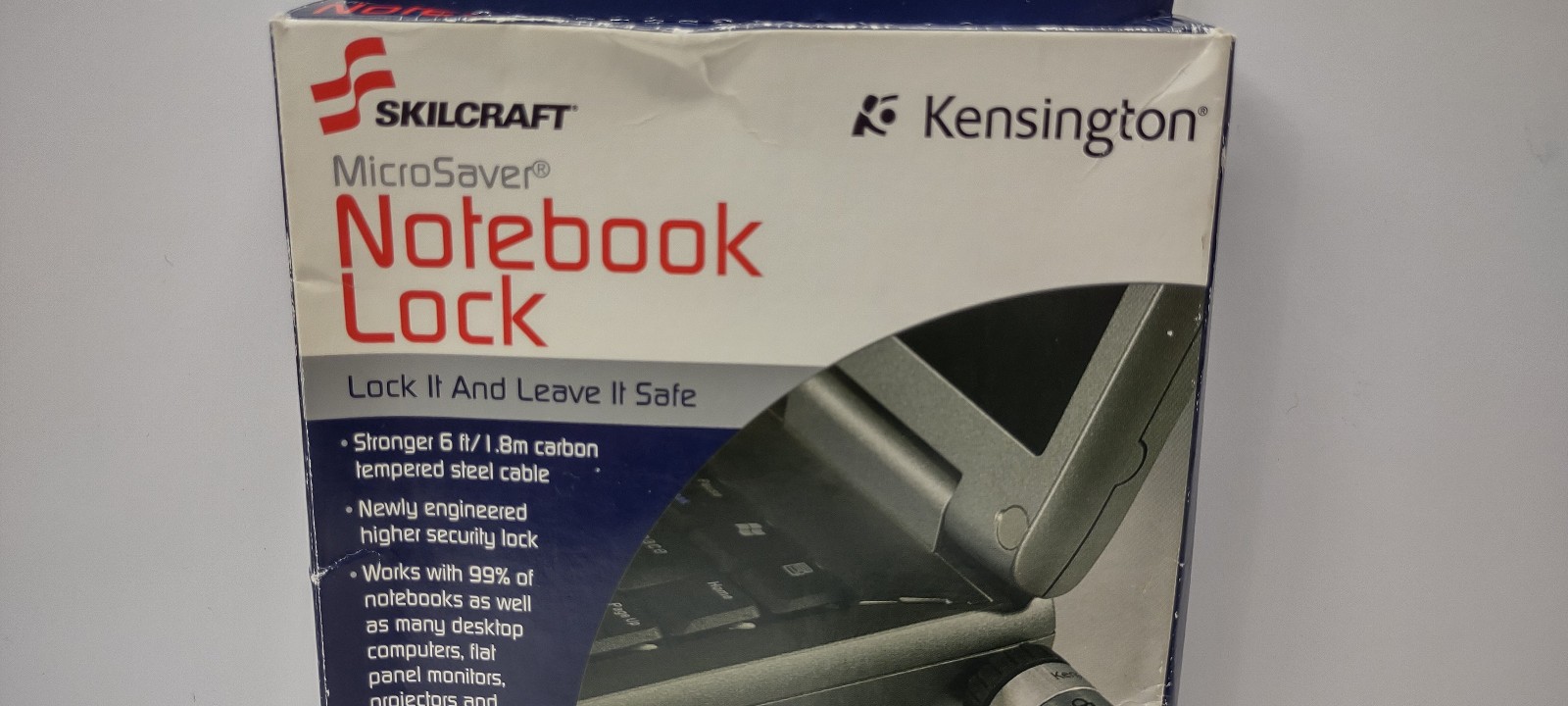Kensington Notebook Lock 6ft Cable NEW 2 Keys