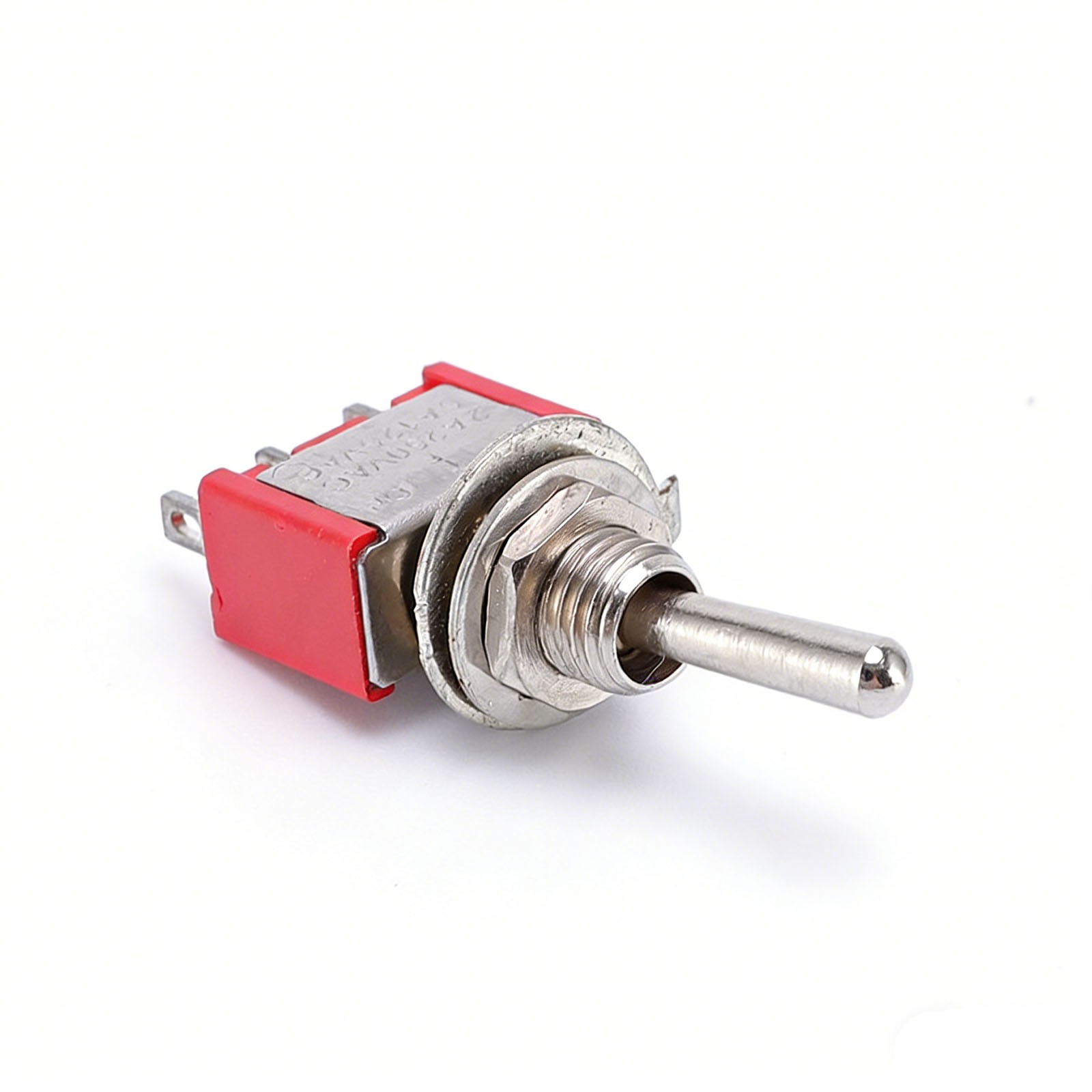 5pcs Maintained Mini Miniature Toggle Switch 3 Terminal 3 Position SPDT ON/Off..