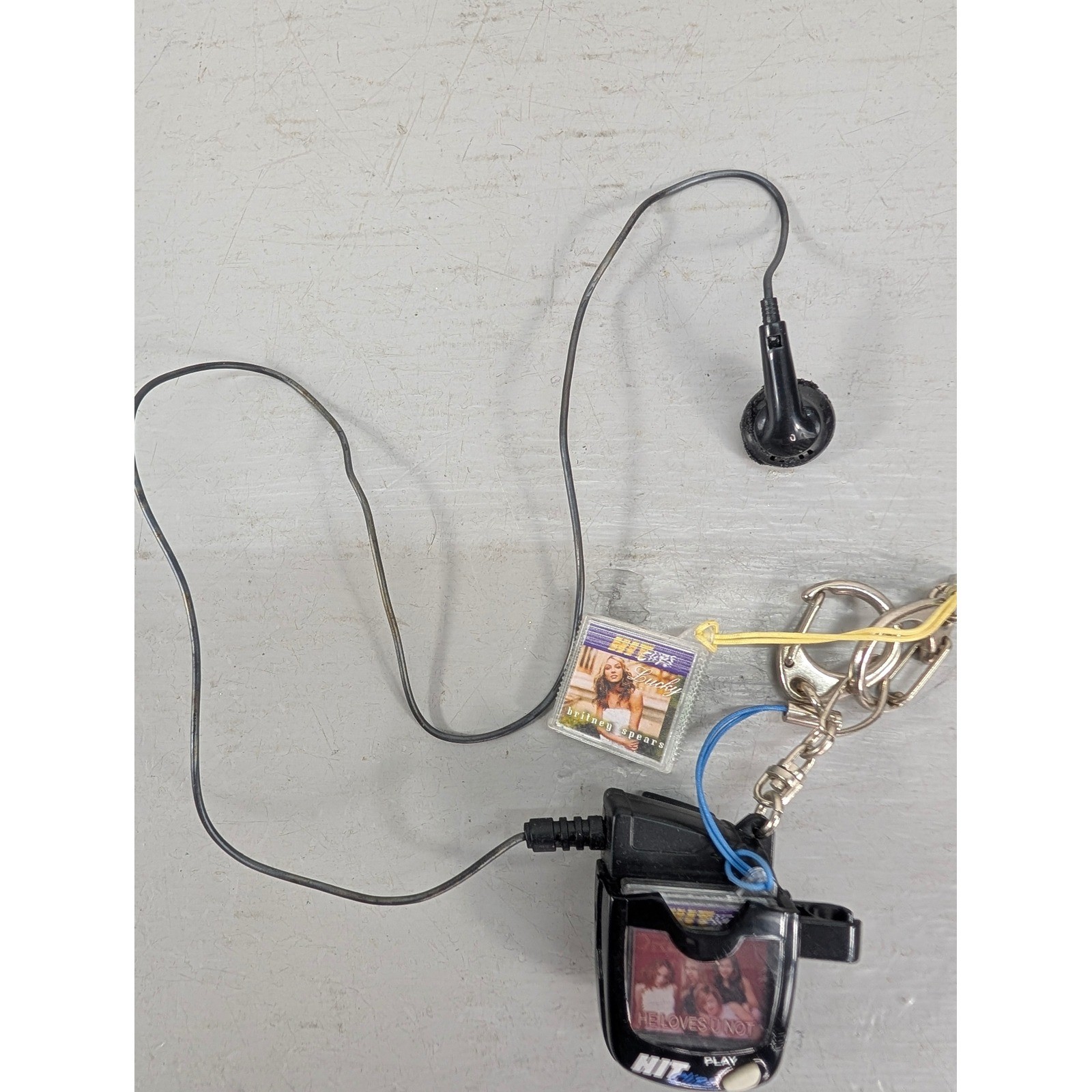 Vintage Tiger Electronics HitClips Player Britney Spears 2 Clips 2000's As Is