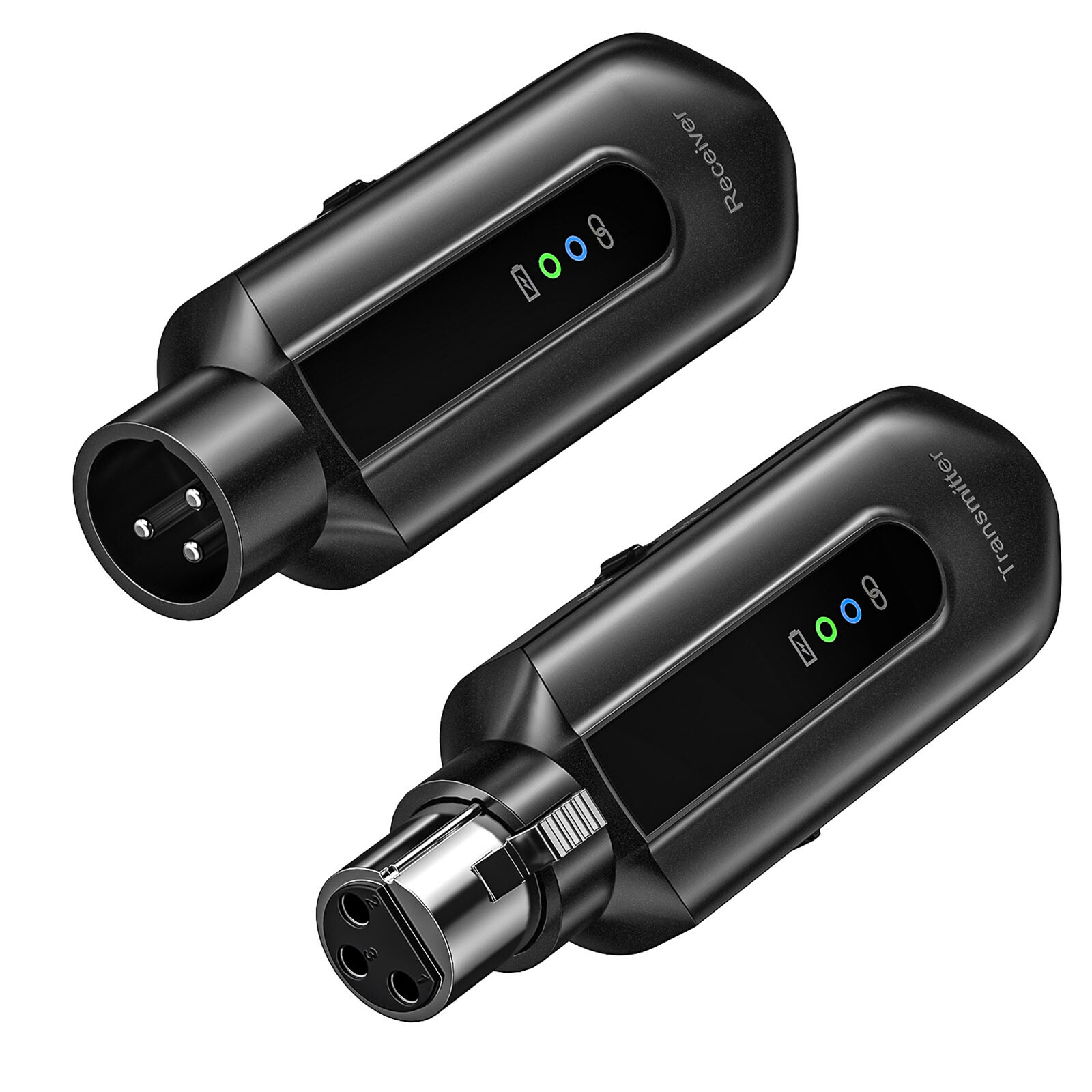 POGOLAB 2.4G XLR Wireless Microphone Transmitter Receiver Mic System 150ft