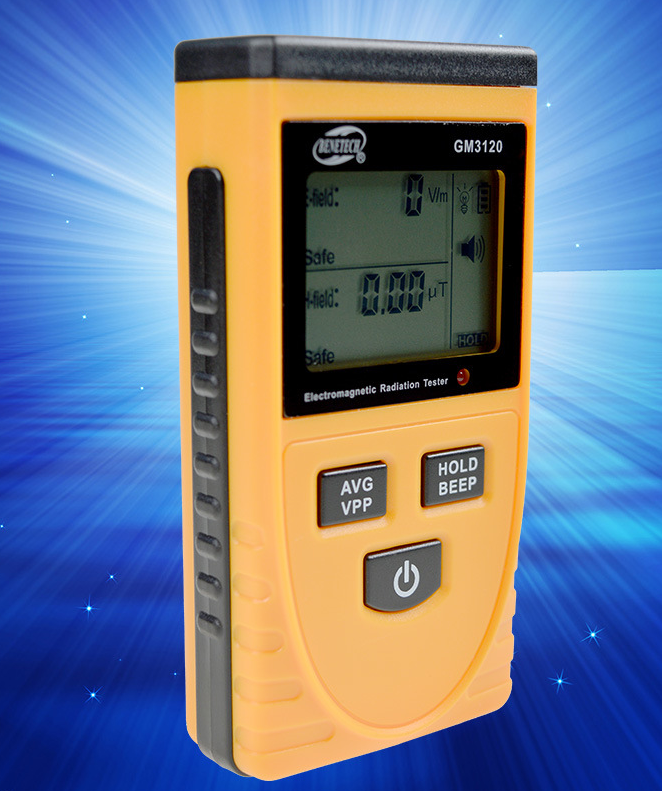 High Accuracy Radiation Detector Counter Meter Dosimeter with Large LCD Screen