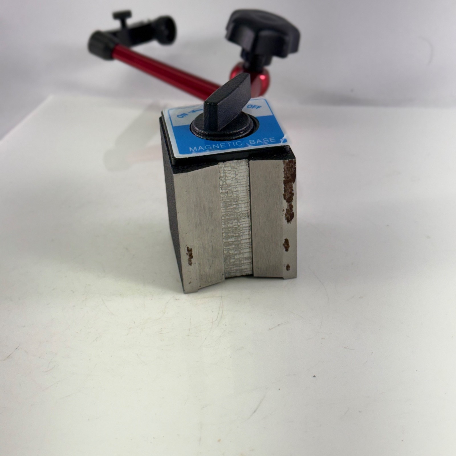 Magnetic Base Dial Indicator Holder Stand Articulating Arm On/Off Switch
