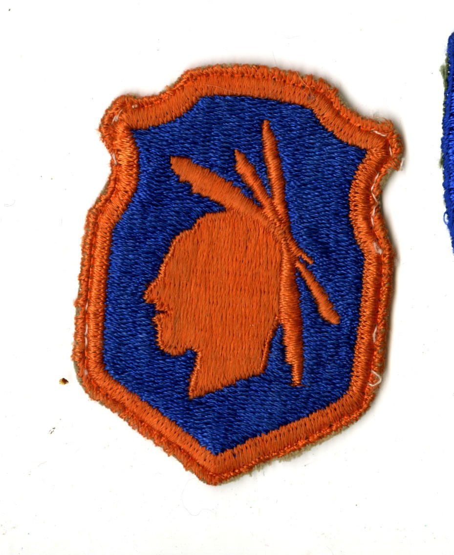 98th Infantry Division White Back Patch WWII Vintage Pacific Theater