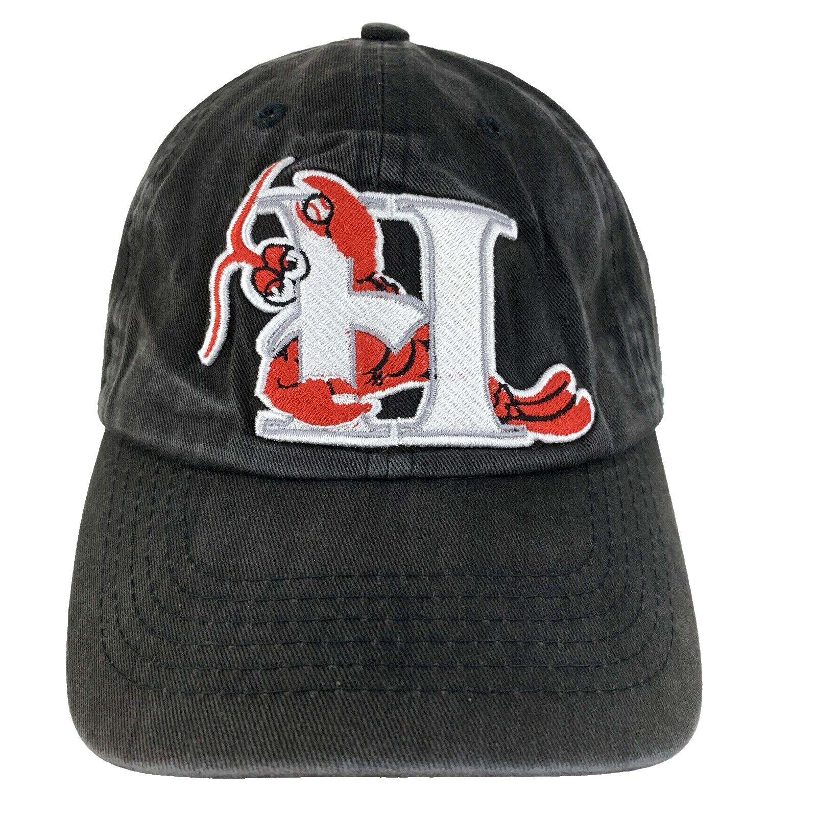 Hickory Crawdads Hat Logo Minor League Baseball Strap Back Golf Beach Ball Cap