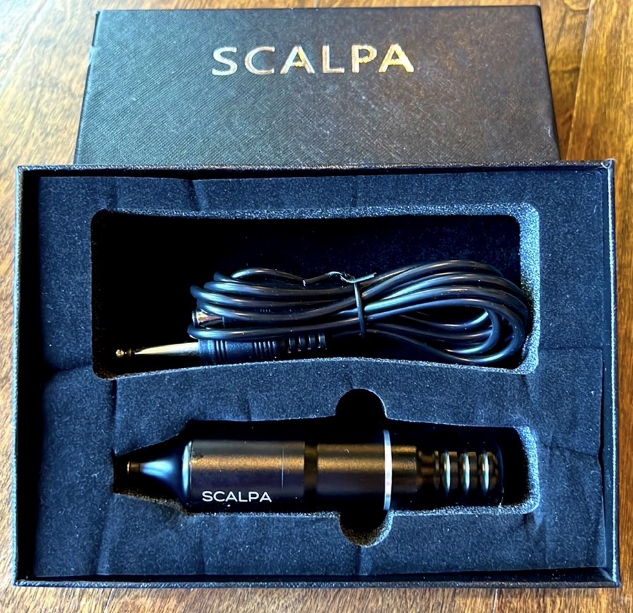 Scalpa PMU Permanent Makeup Machine Lightweight Black with Cord, MACHINE ONLY