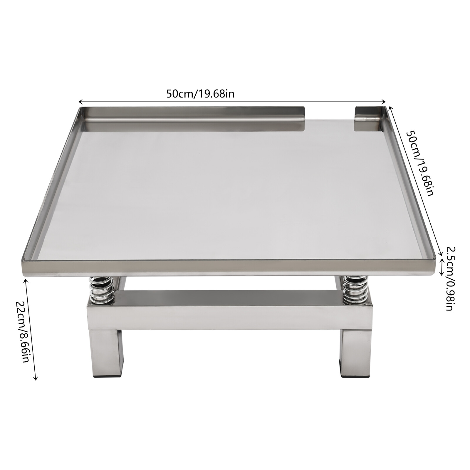 Small Concrete Vibration Table Vibrating Test Bench compactor Platform 120W