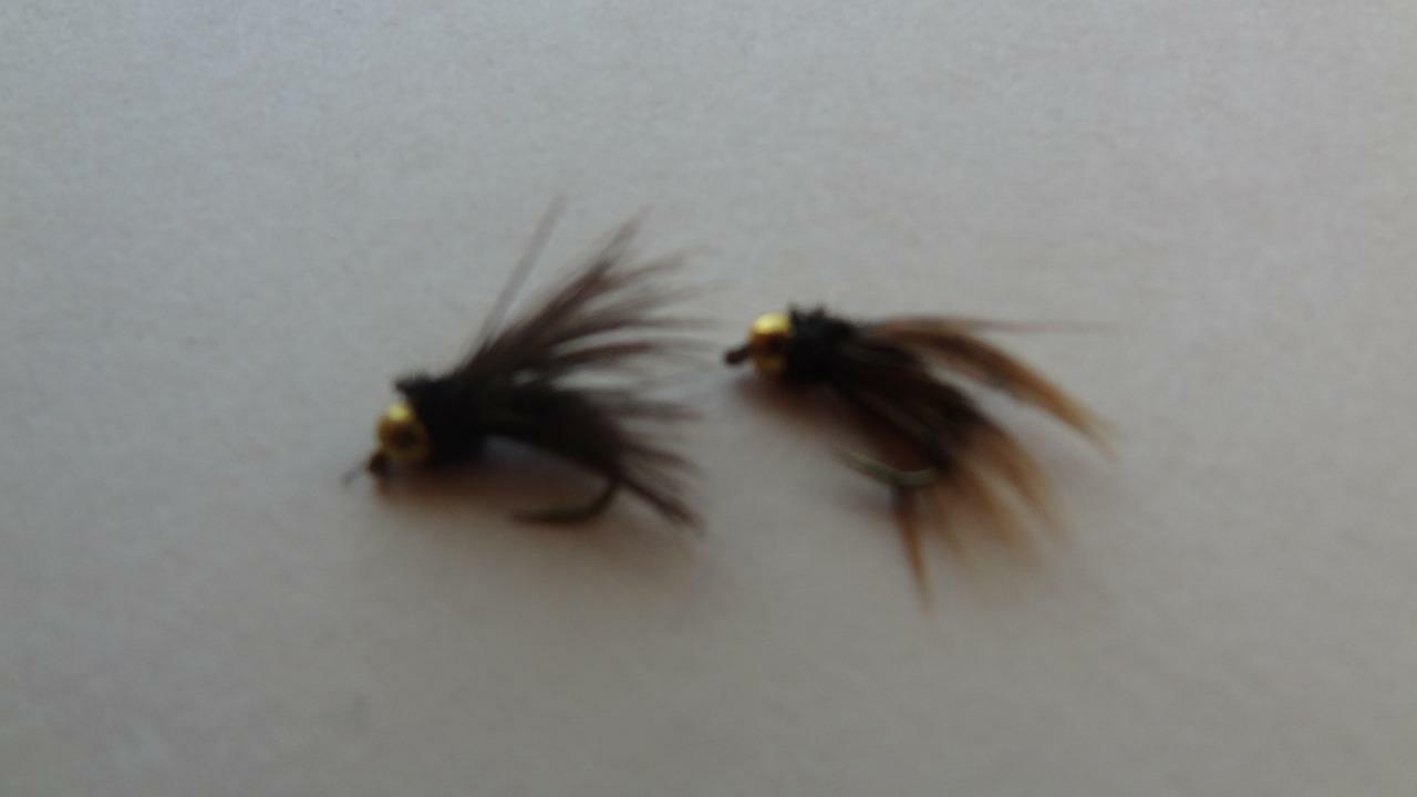 1 DOZ DF-6 BEAD HEAD PM CADDIS  (SELECT COLOR & SIZE) NYMPH