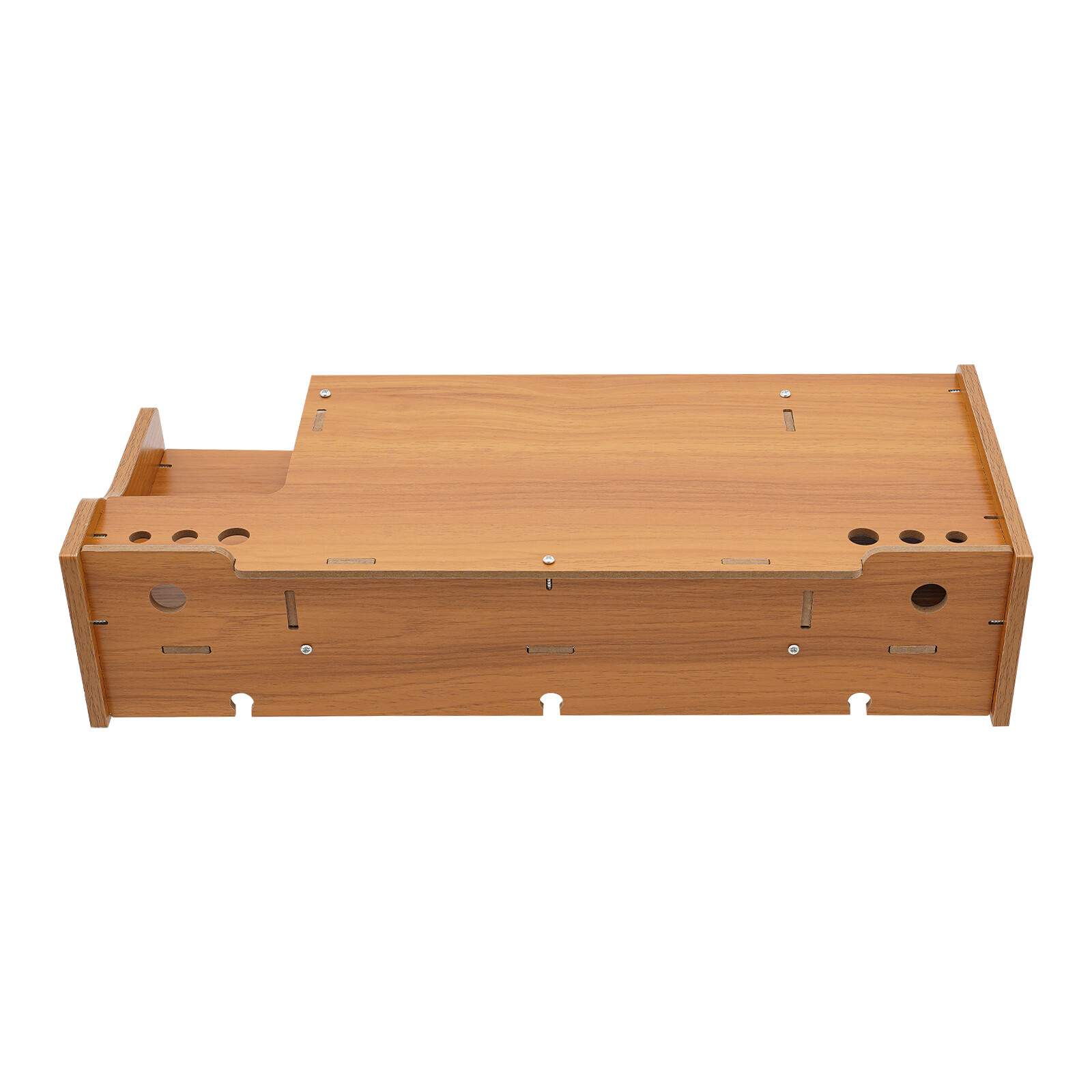 Wood Monitor Riser w/ Drawer Computer/Laptop/PC Stand for Desk Organizer