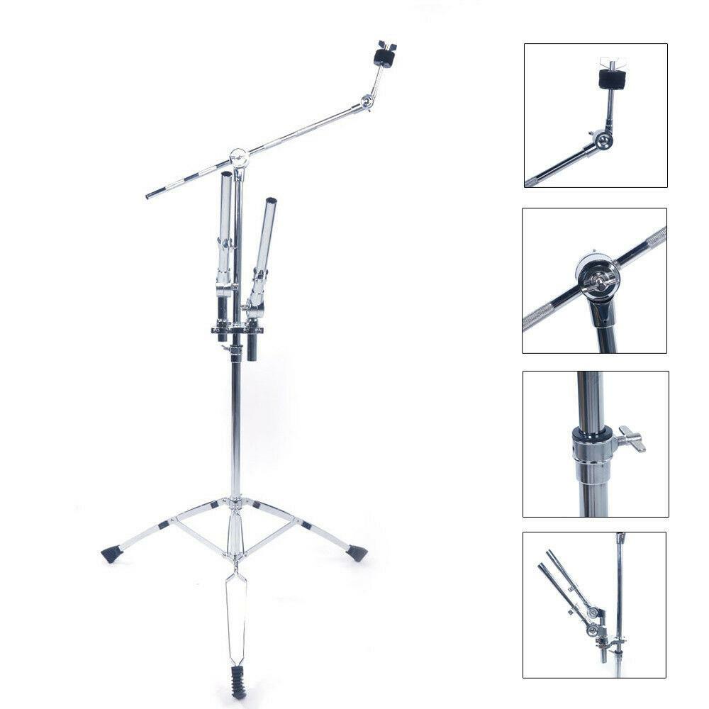 New Adjustable Double Tom Drum Stand Cymbal Boom Mount Arm for Drum Kit