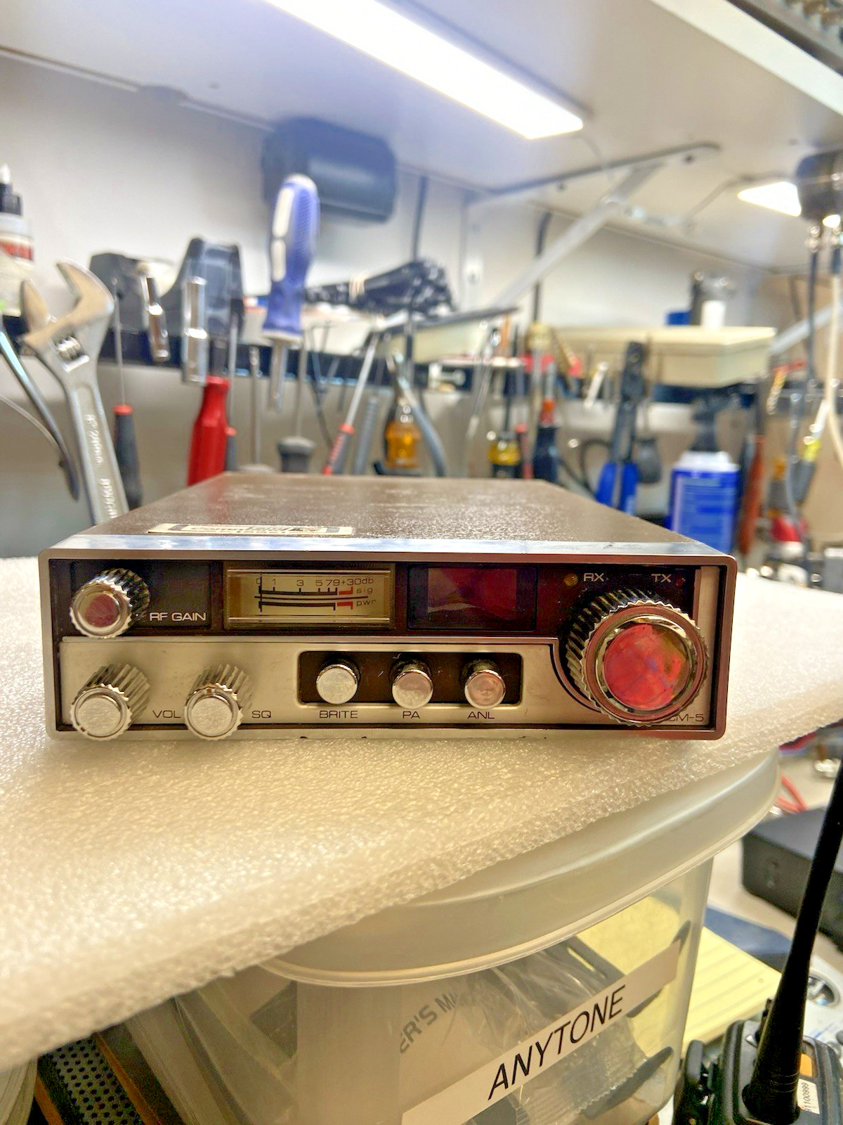 Vintage 1975 CB radio - Land Command SBE LCM-5 - fixed, tested, great condition