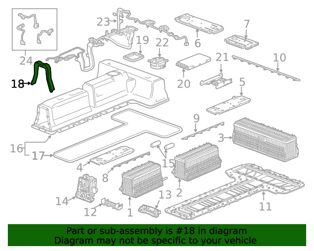 Genuine GM Battery Insulator 23120475