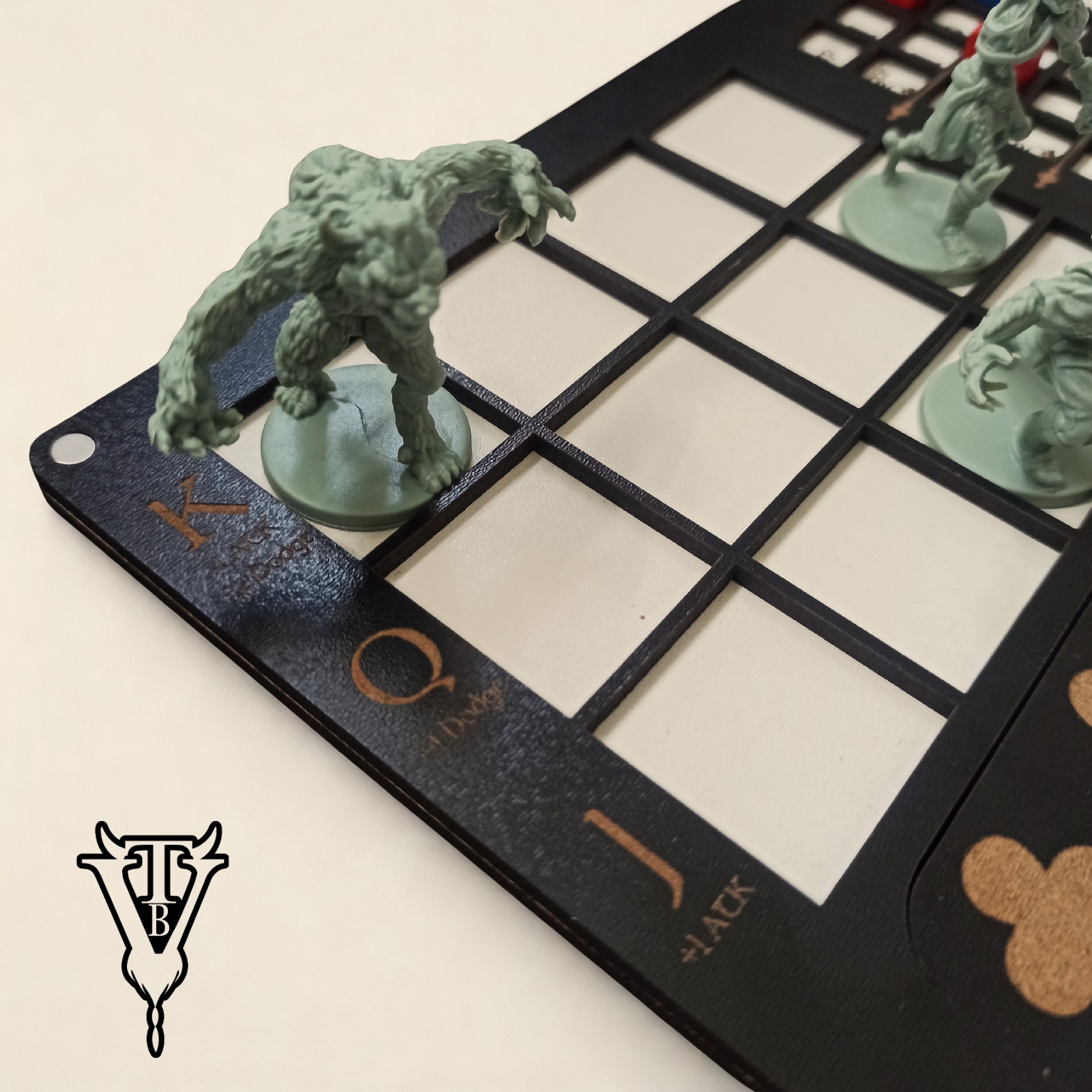 Brightborne Solo RPG Combat Tracker Player Board Organiser