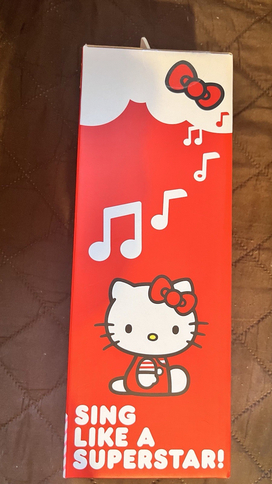 Hello Kitty Bluetooth Karaoke Microphone & Wireless Speaker USB Charging Red NIB