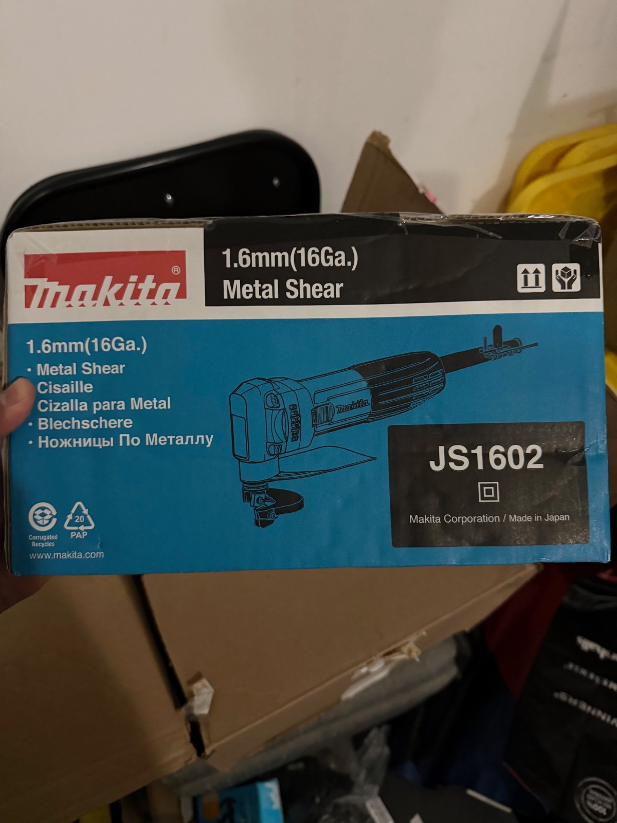 Makita JS1602 16 Gauge Shear  Blue