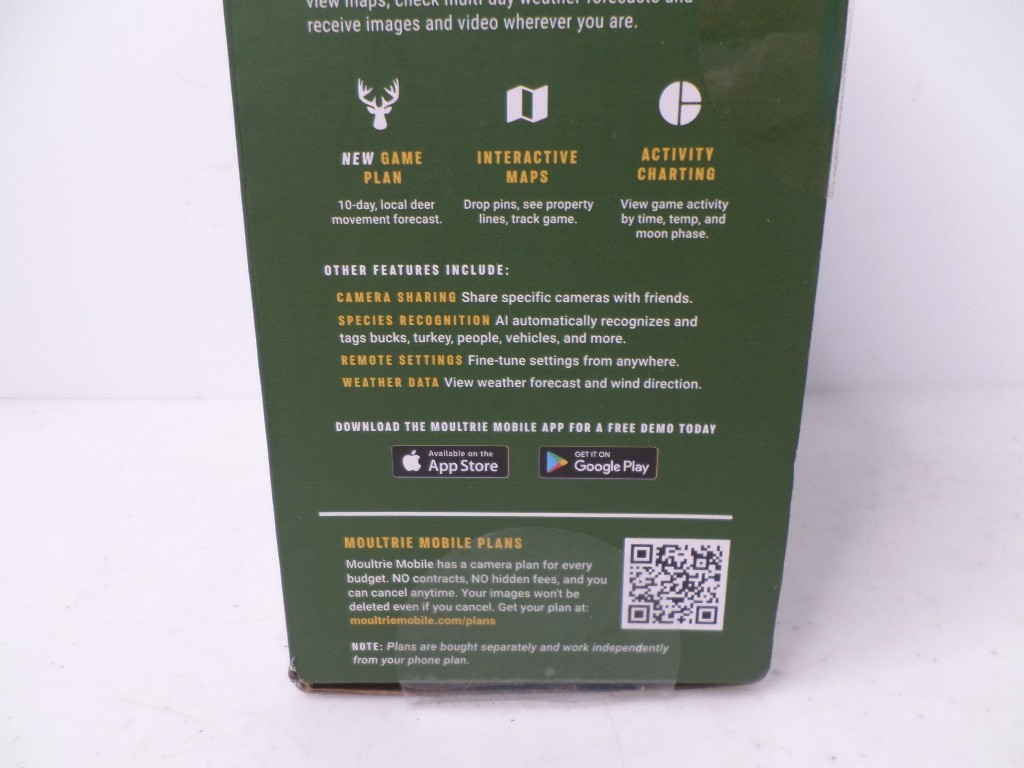 Moultrie Mobile Edge 2 Cellular Trail Camera New 100' Detection w/ Tree Strap