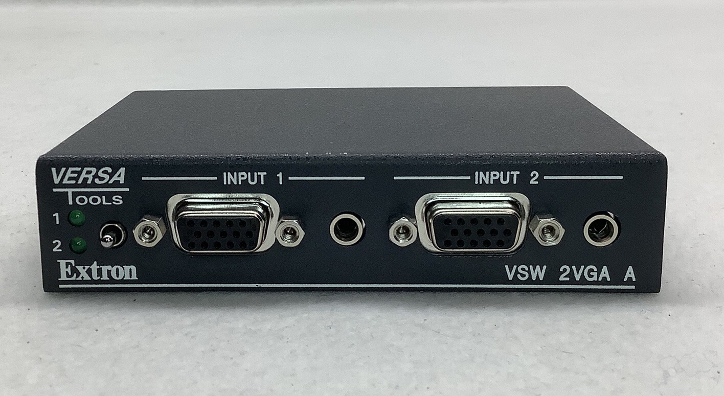 Extron VSW 2VGA A Two Input VGA and Stereo Audio Switch