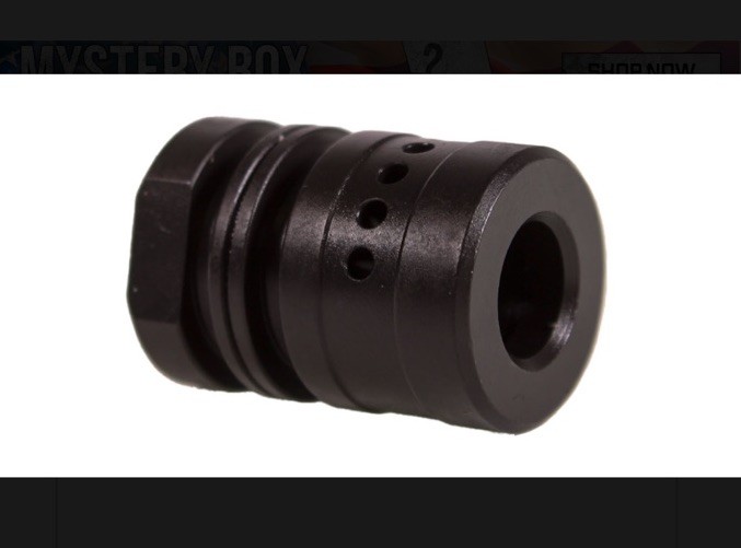 MINI Compensator Steel Brake 1/2X28 Thread FREE CRUSH WASHER
