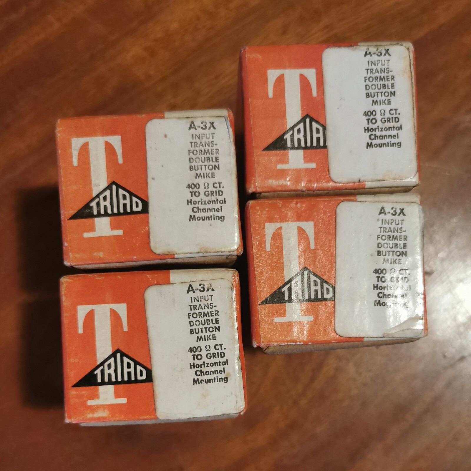 *MATCHED PAIR* TRIAD A3X mic MC step-up audio input transformer UTC ALTEC DUKANE