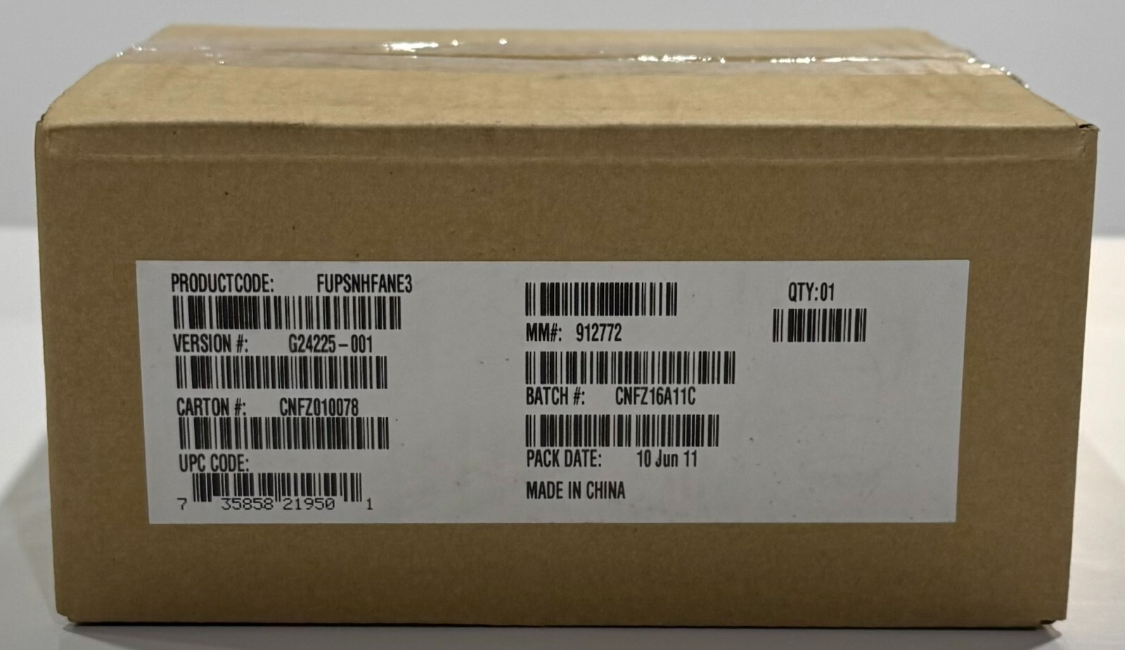 Intel FUPSNHFANE3 System Fan Kit NEW BROWN BOX