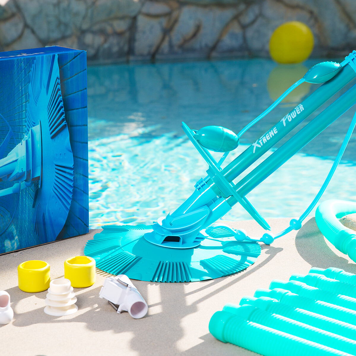 XtremepowerUS 30ft Complete Set Automatic Pool Cleaner Suction Vacuum Pool Hose